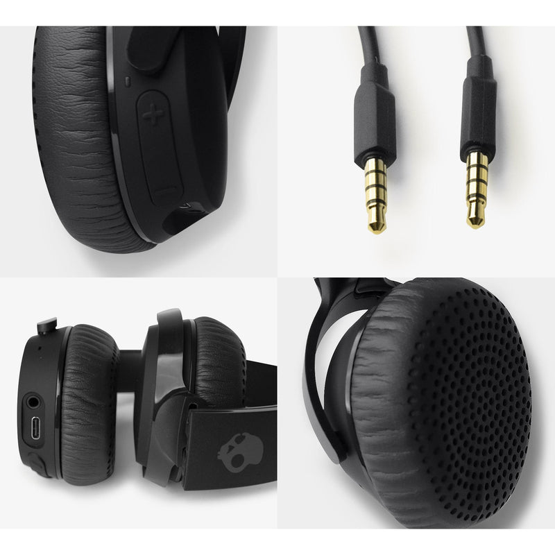 Wireless On-Ear Active Headphones, Skullcandy Riff S5PRW-P740 Blac