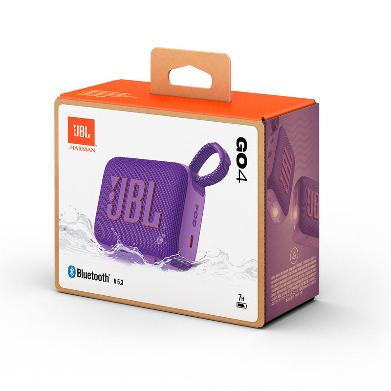 Wireless Bluetooth Waterproof Speaker. JBL GO 4 - Purple IMAGE 12