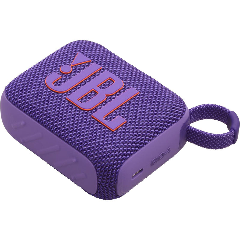 Wireless Bluetooth Waterproof Speaker. JBL GO 4 - Purple IMAGE 9