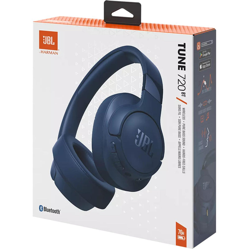 Wireless Over-ear headphones. JBL Tune 720BT - Blue IMAGE 10