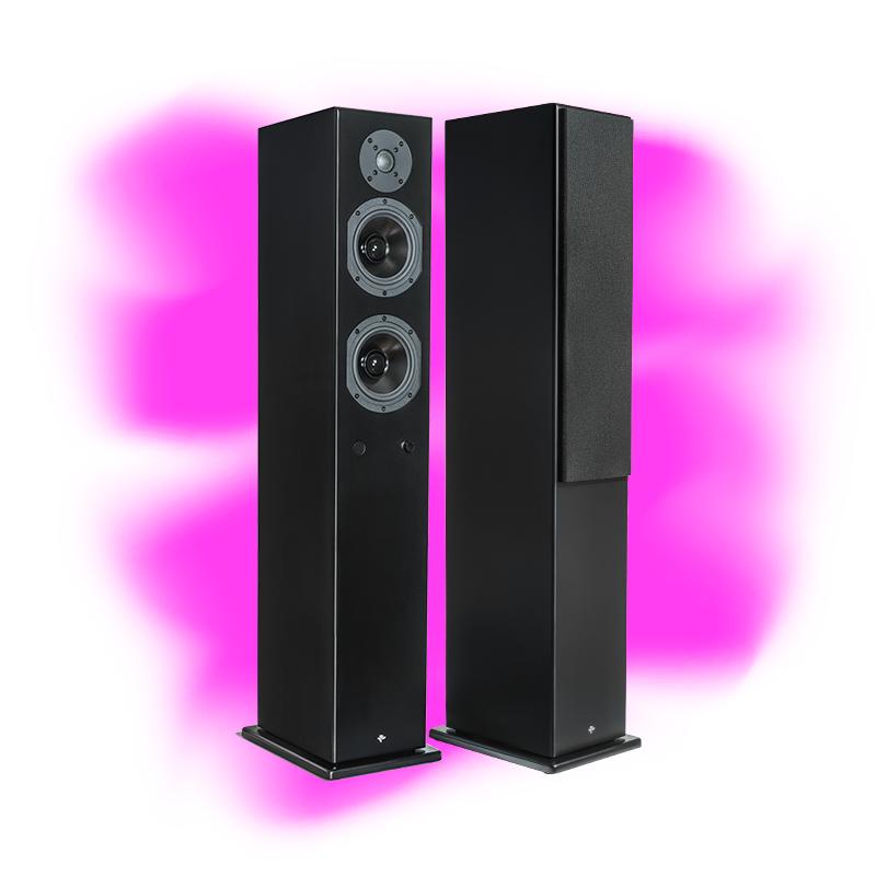 200W Tower Speaker Reference premiere, Totem KINPLAYTOWERII- Black - UNIT IMAGE 2