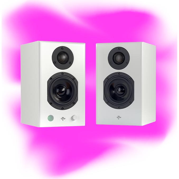 70W Bookshelf Speaker, KIN PLAYMINI - White - Pair IMAGE 4