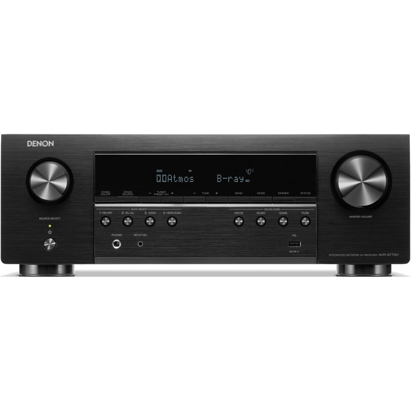 75W CH 7.2 Channel AV Receiver, Denon AVR-S770H IMAGE 3