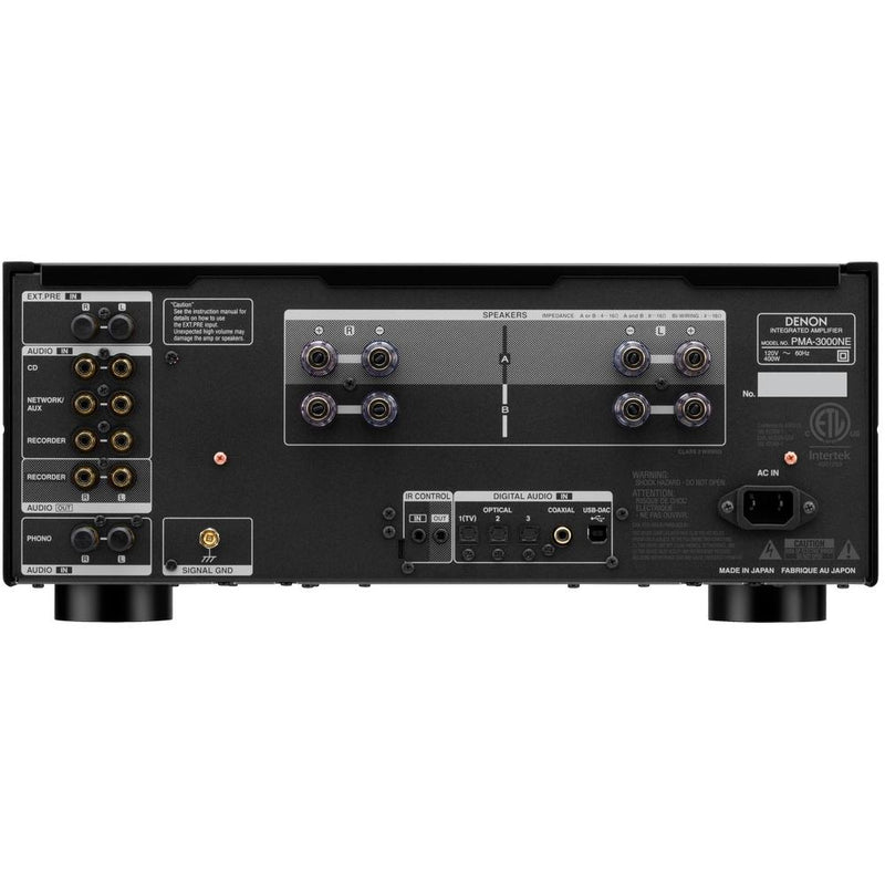 Integrated Amp w/ DAC Mode, Denon PMA-3000NE - Black IMAGE 4
