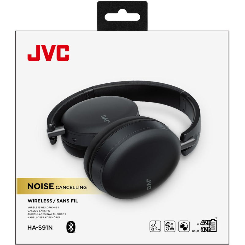 Moise Cancelling Headphones, JVC HA-S91N - Black IMAGE 11