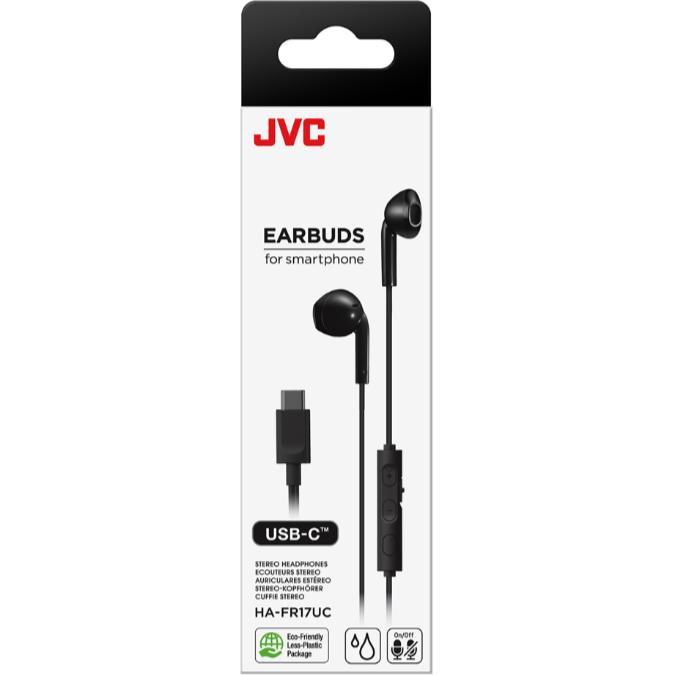 Earbuds, JVC HA-FR17UC-B - Black IMAGE 2