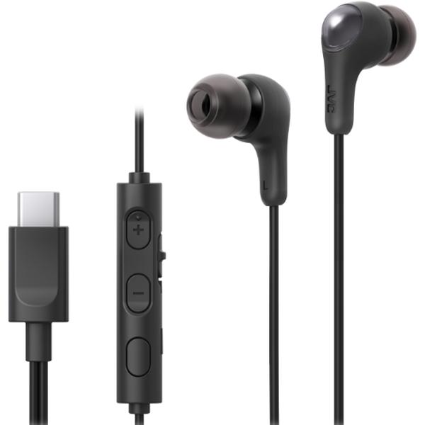 Earbuds, JVC HA-FR9UC-B - Black IMAGE 1