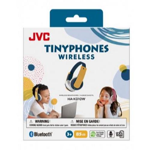 Children BTHeadphones, JVC  HA-KD10W-Y - Yellow IMAGE 2