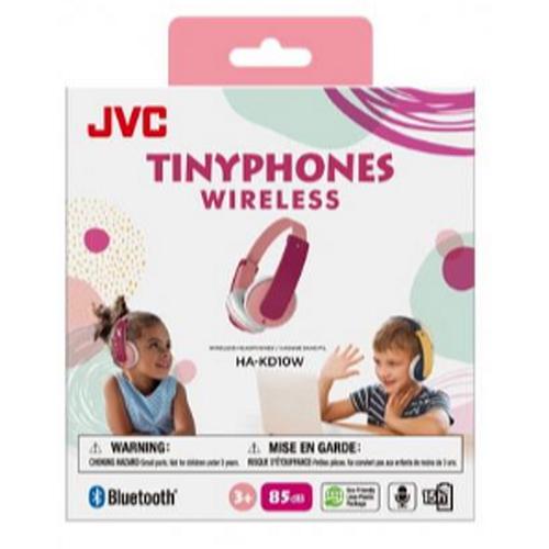 Children BT Headphones, JVC  HA-KD10W-P - Pink IMAGE 2