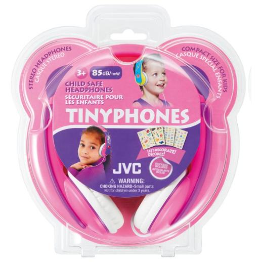 Chi;dren Headphones, JVC  HA-KD7-PN - Pink IMAGE 2