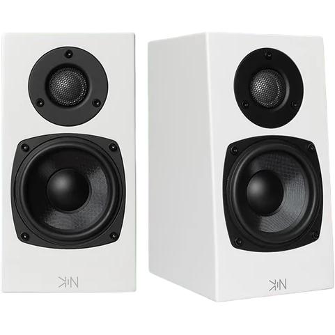 100W Bookshelf Speaker, KINONE - White - Pair IMAGE 1