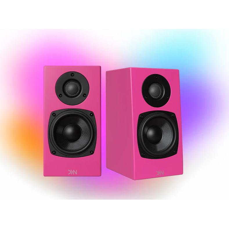 100W Bookshelf Speaker, KINONE - Pink - Pair IMAGE 2