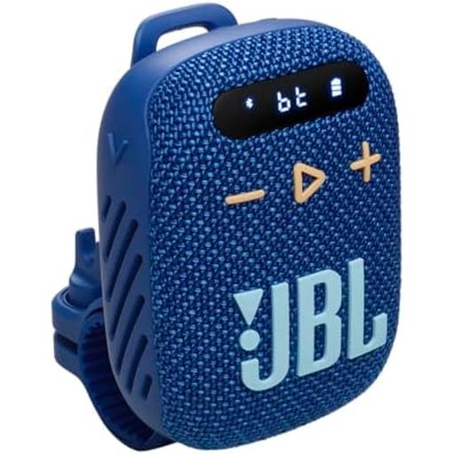 Dock HandleBar FM Wireless Bluetooth Waterproof Speaker, JBL WIND3 - Blue IMAGE 1