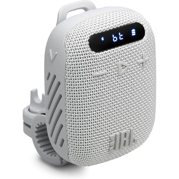 Dock HandleBar FM Wireless Bluetooth Waterproof Speaker, JBL WIND3 - Gray IMAGE 1