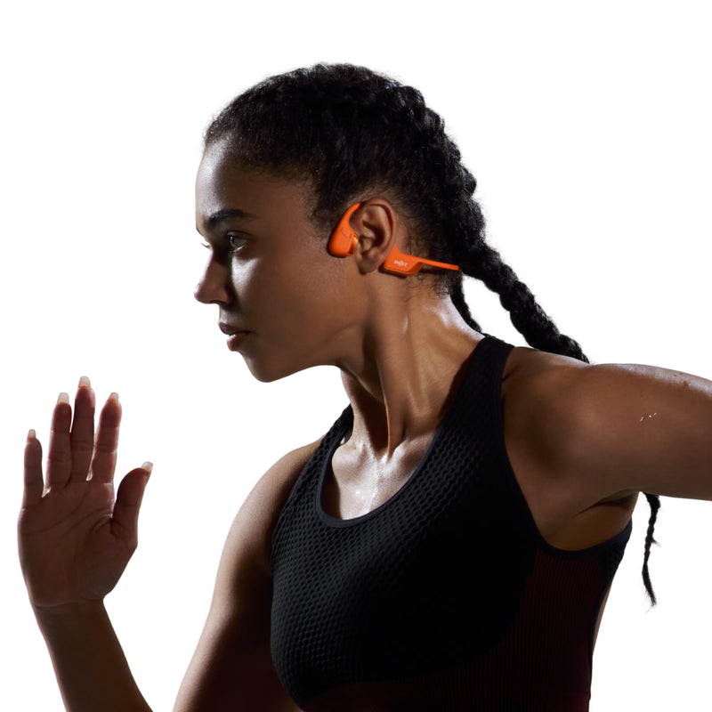 Conduction Open-Ear Bluetooth Sport Headphones OpenRun Pro 2 Mini Snokz S820 - Orange IMAGE 5