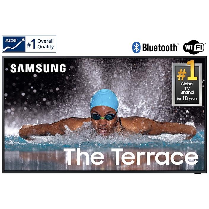 75" 4K UHD HDR QLED Smart Outdoor TV, Samsung The Terrace QN75LST7DAFXZC IMAGE 1