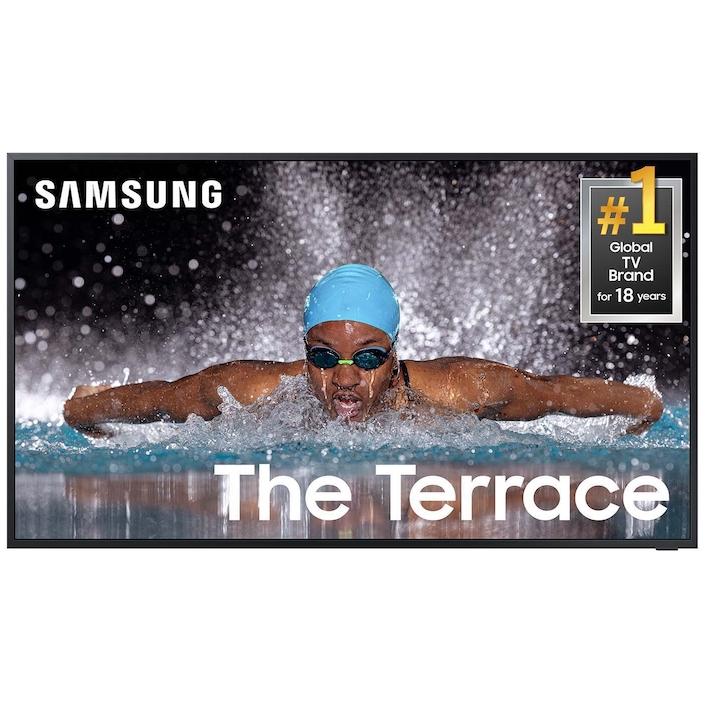 75" 4K UHD HDR QLED Smart Outdoor TV, Samsung The Terrace QN75LST7DAFXZC IMAGE 2