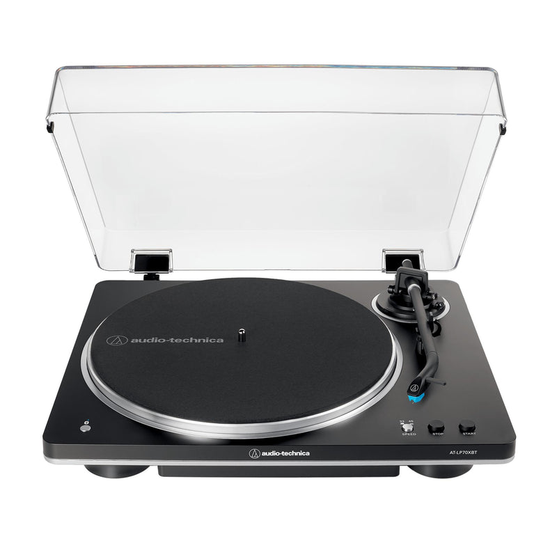 Belt Drive Turntable With BLUETOOTH, Audio-Technica AT-LP70XBT-BS - Black Silver IMAGE 1