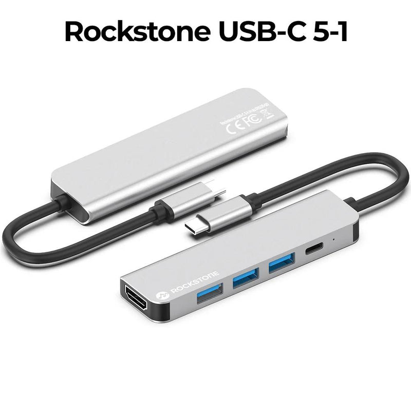 Rockstone USB-C 5-in-1 Hub IMAGE 2