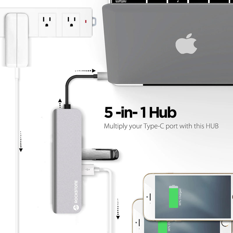 Rockstone USB-C 5-in-1 Hub IMAGE 8