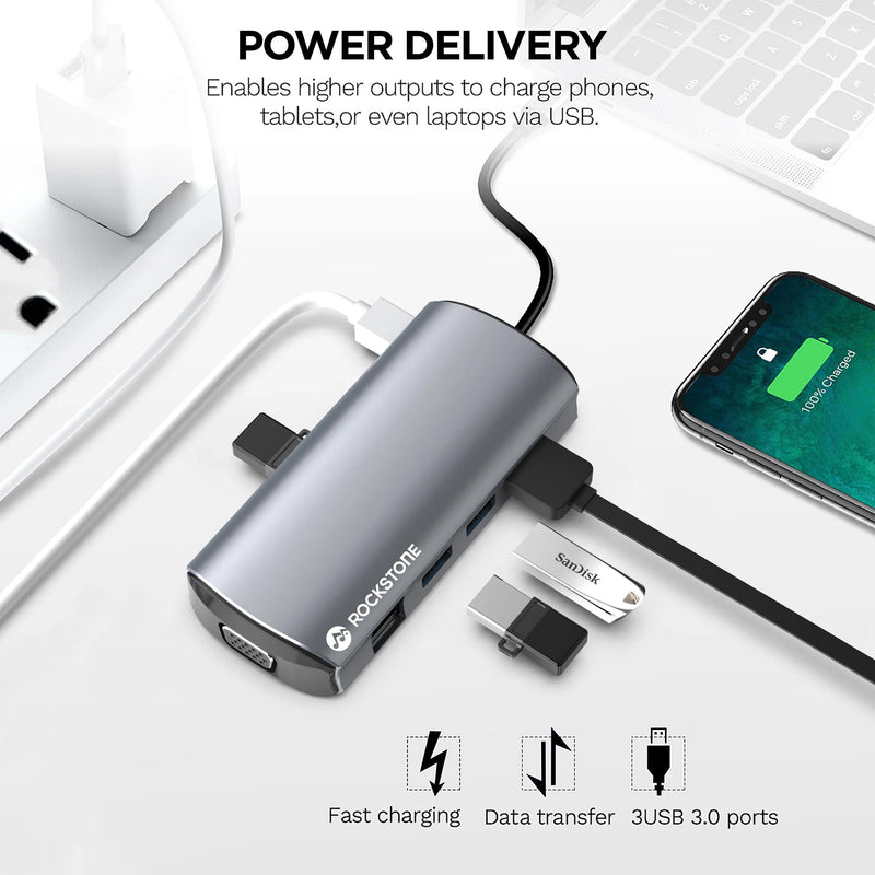 Rockstone USB-C 11-in-1 Hub IMAGE 4