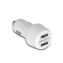 J3 Dual Port - Qualcomm 3.0 + 2.4 USB Quick Car Charger IMAGE 1