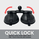 Mighty Mount Heavy Duty Dual suction cup mount for Tablet, iPad, Phone M9500-A5 IMAGE 4