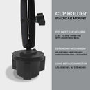 Mighty Mount Heavy Duty Cup Holder Mount for Phone, Tablet, iPad M9500-A3 IMAGE 5