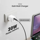 GaN 30W Wall Charger - White IMAGE 3