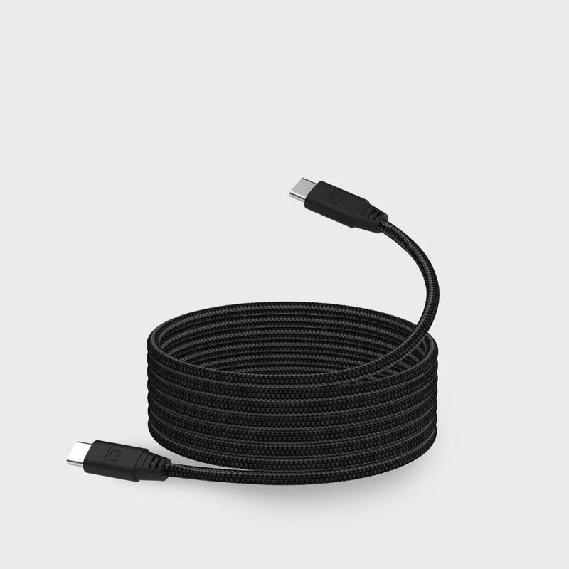 Magnetic 2 Meter USB-C to USB-C Cable - Black IMAGE 1