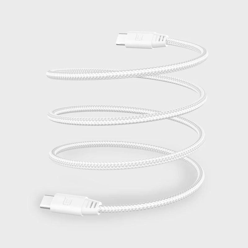 Magnetic 2 Meter USB-C to USB-C Cable - White IMAGE 5