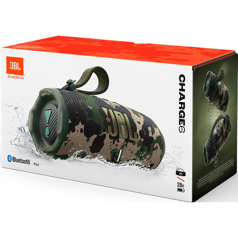 30W Wireless Bluetooth Waterproof Portable Speaker,  Charge 6 - Squad IMAGE 10