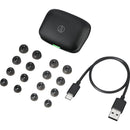 Noise Cancell In-Ear Earbuds. Audio Technica TWX7 - Black IMAGE 6