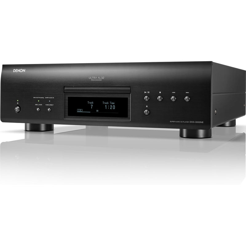 CD Player with AL32 Processing, Denon DCD3000NE - Black IMAGE 3