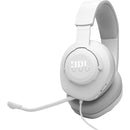 Professional gaming wired PC over-ear headset, JBL Quantum 100M2 - White IMAGE 2
