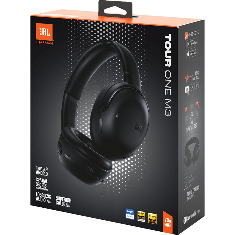 Wireless over-ear noise cancelling headphones, JBL TOURONEM3 - Black IMAGE 12