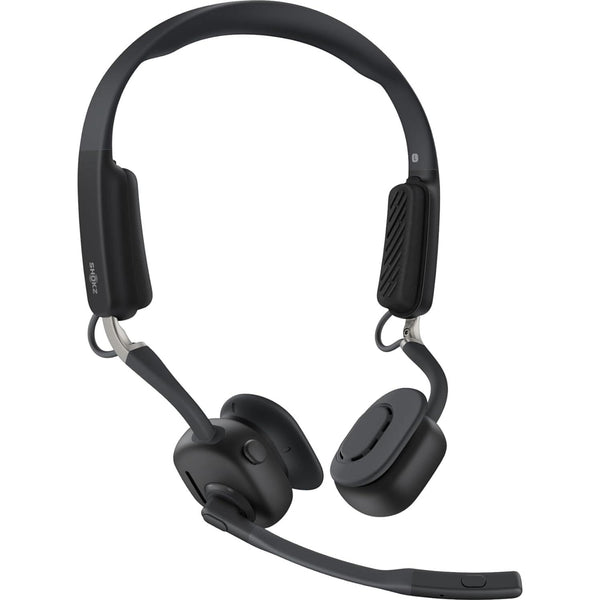 USB-C Open-Ear Headset BT Noise Cancelling Boom Mike OpenMeet, Shokz C610-AA-BK IMAGE 1