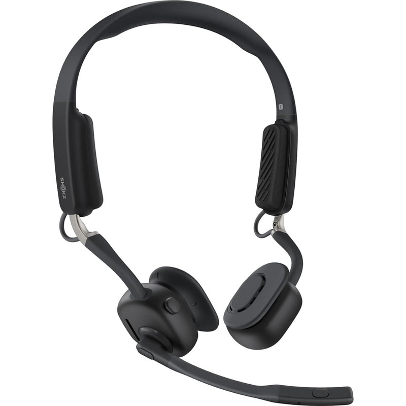 USB-C Open-Ear Headset BT Noise Cancelling Boom Mike OpenMeet, Shokz C610-AA-BK IMAGE 1
