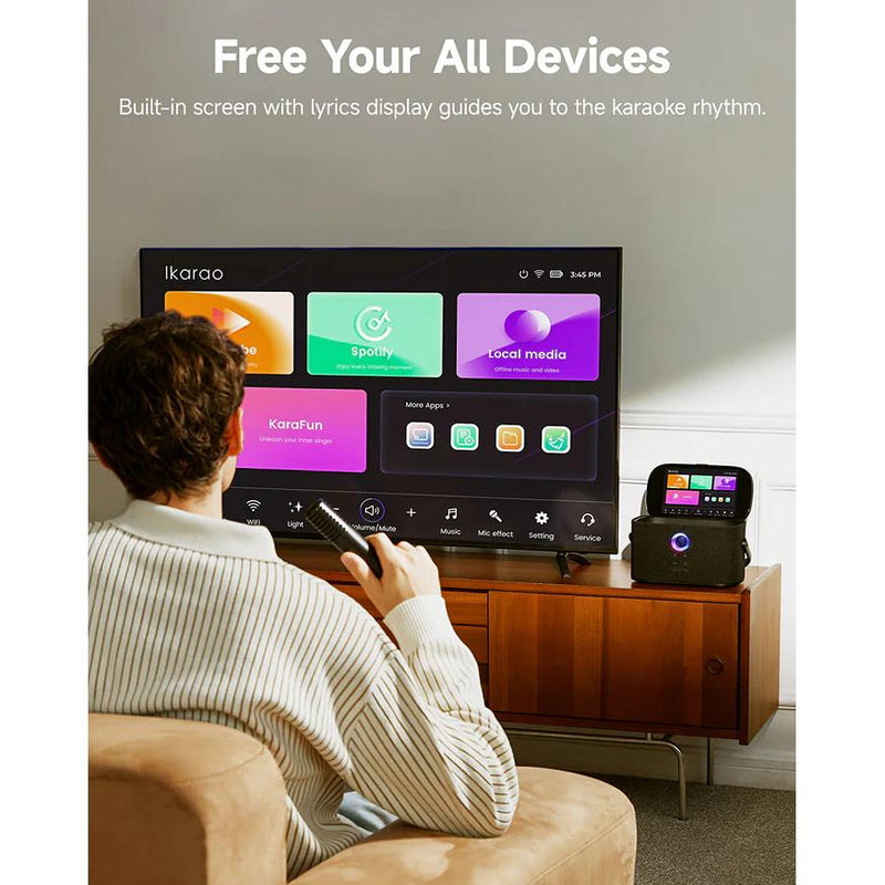 Portablee Karaoke Speaker/System. Ikarao Shell S2 IMAGE 9