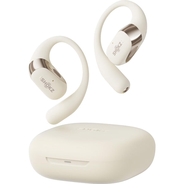 Conduction Open-Ear Bluetooth Sport Headphones OpenFit 2, Shokz T920 - Beige IMAGE 1