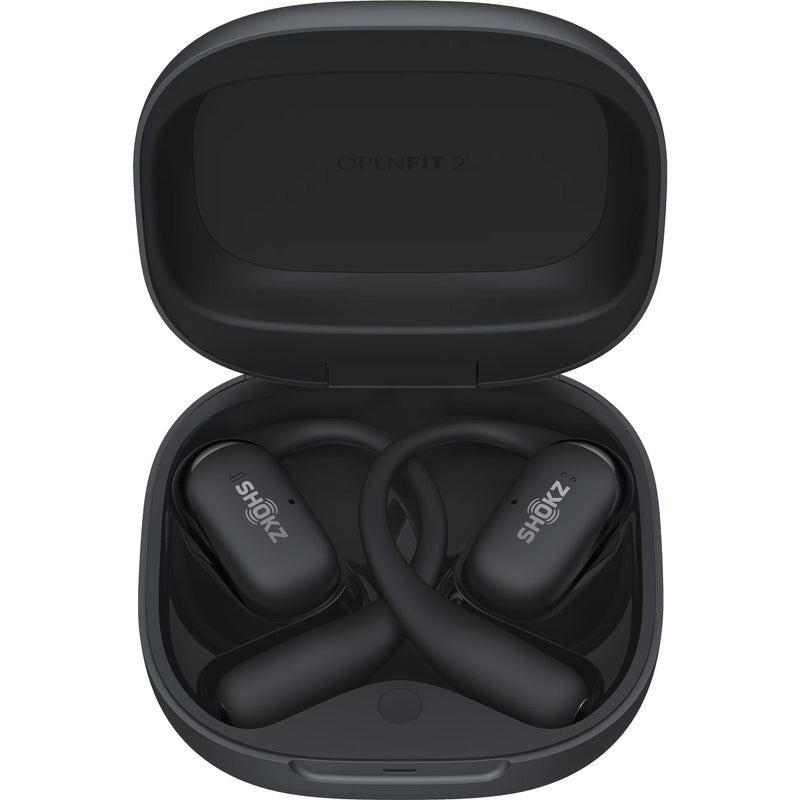 Conduction Open-Ear Bluetooth Sport Headphones OpenFit 2, Shokz T920 - Black IMAGE 2