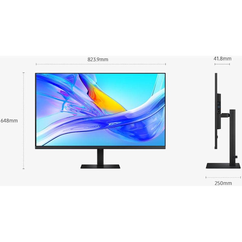 37 in FHD 4K Moniror Whith USB-C, Samsung LS37D802EANXZA IMAGE 4