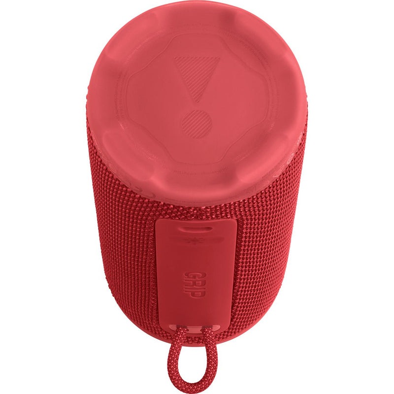 Wireless Bluetooth Waterproof Portable Speaker, GRIP - Red IMAGE 4