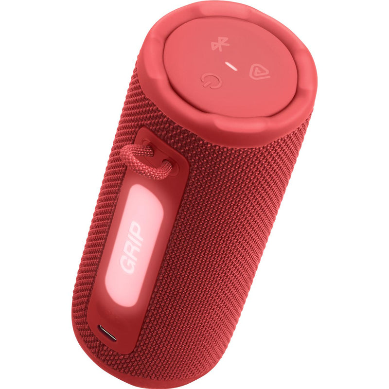 Wireless Bluetooth Waterproof Portable Speaker, GRIP - Red IMAGE 5