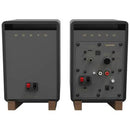 Powered Bookshelf 30W White, Klipsch GX10DBB - Black IMAGE 4