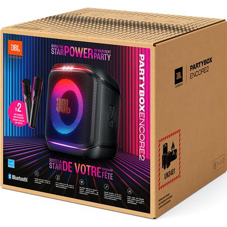 PartyBox Encore Portable Party Speaker with 2 Wireless Microphones, PBENCORE22MIC IMAGE 4