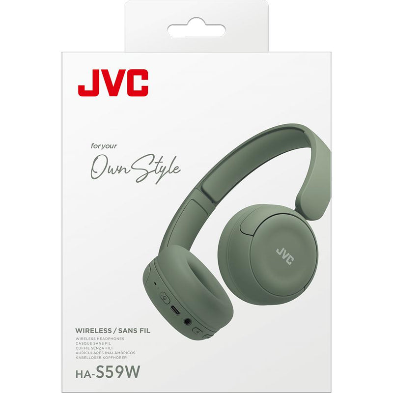 Headphones, JVC HA-S59W-G - Kaki IMAGE 2