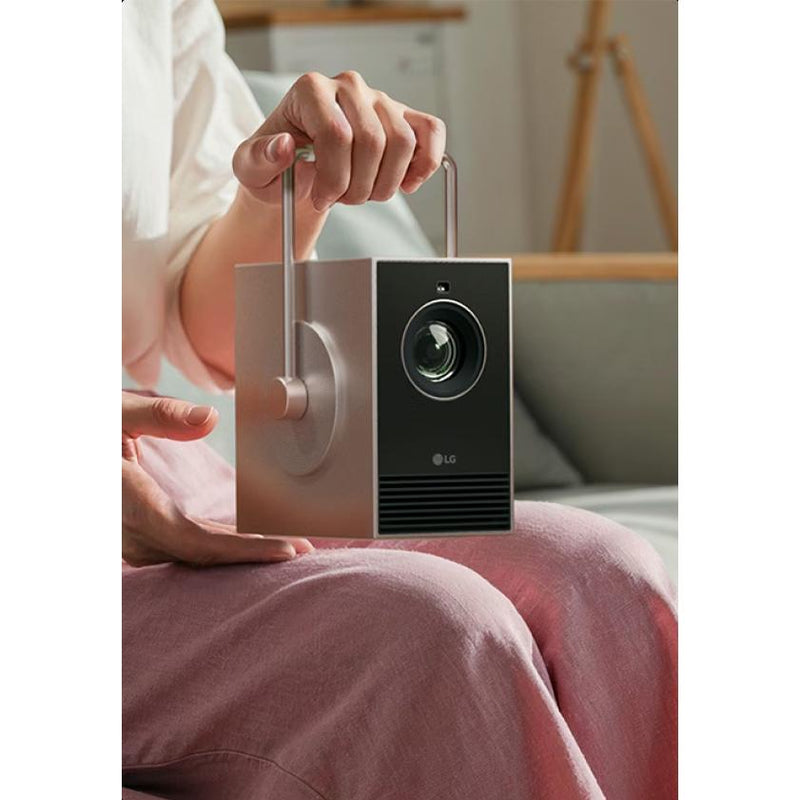 LG CineBeam Q Mini 4K UHD Portable Projector For Home and Outdoor PU600U IMAGE 5