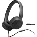 USB-C Wired On-Ear Headphones. JBL Tune 530C - Black IMAGE 1