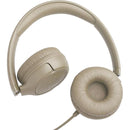USB C Wired On-Ear Headphones. JBL Tune 530C - Beige IMAGE 7